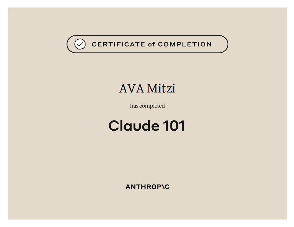 Certification