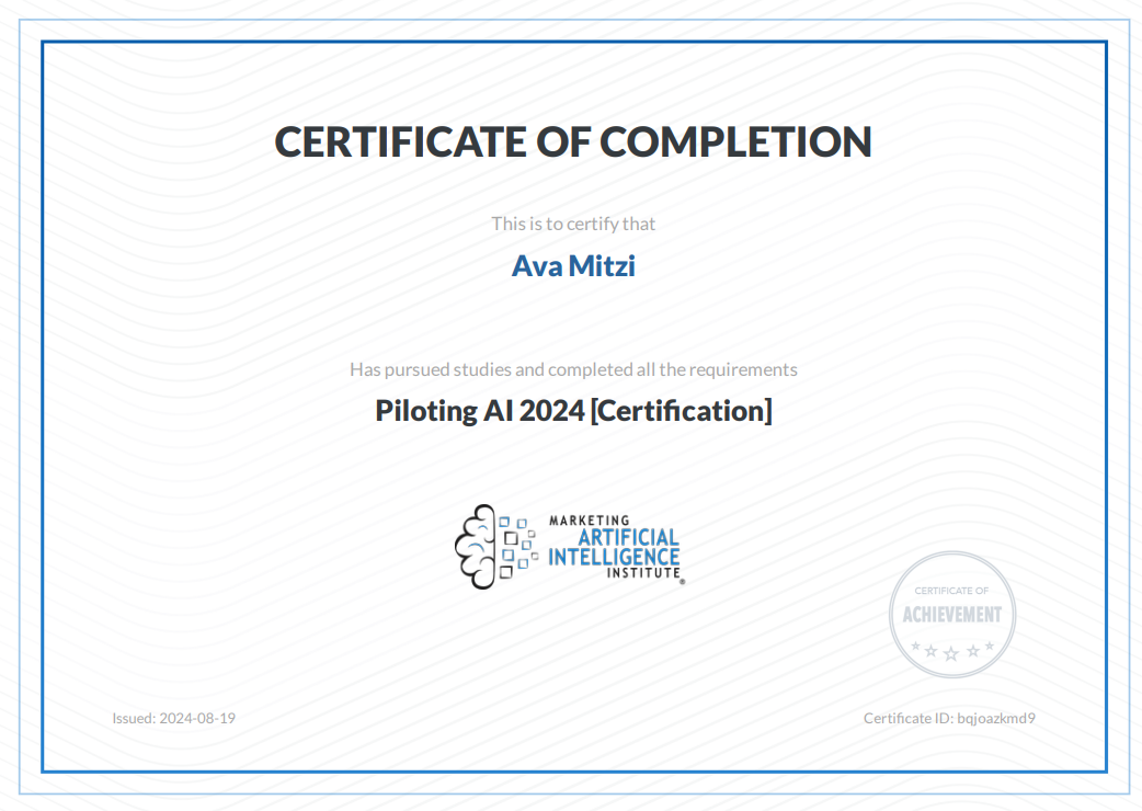 Certification
